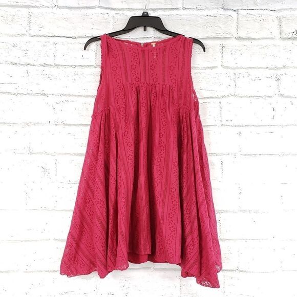 Free People Tu-es-la Lace Mini Dress - Picture 1 of 8